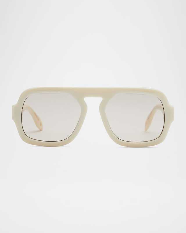 Jane Acetate Aviator Sunglasses